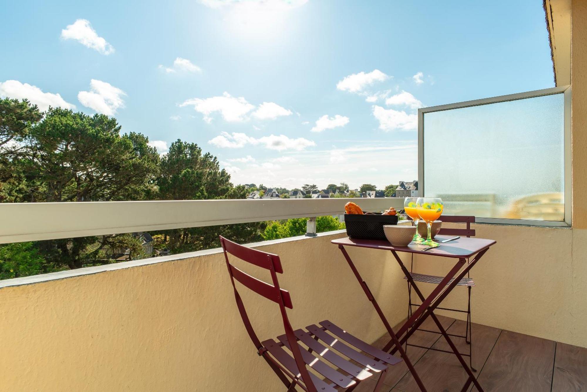 Le Rocher De Benodet - Studio 2P 150M De La Plage Eksteriør bilde